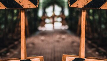 black and brown wooden fence